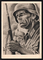 1944 'War Correspondent Kretschmann', Propaganda Postcard, Third Reich Nazi Germany