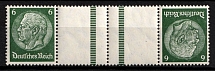 1940-41 6pf Third Reich, Germany, Gutter Tete-beche, Zusammendrucke (Mi. KZ 22.6, CV $30, MNH)