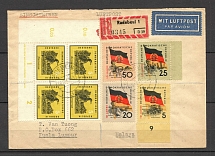 1960 Germany Democratic Republic registered cover Radebeul - Singapore - Kuala Lumpur