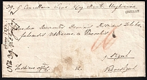 1833 Austrian Empire, Pre-adhesive Cover from Uzhhorod (now Ukraine)