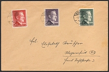 1945 (3 May) Third Reich, Germany, Cover from Klagenfurt franked with Mi. 800 A - 801 A, 799 B (CV $170)