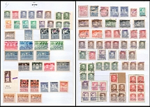 1950-51 Republic of Poland, Collection of 'Groszy' Overprints, Type 5