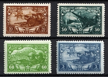 1944 25th Anniversary of the Red Army and Navy, Definitive Set (l), Soviet Union, USSR, Russia (Full Set, MNH)