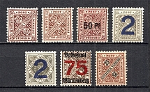 1891-1919 Wurttemberg Germany Official Stamps