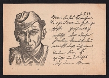 Field Post, Heidenheim, Propaganda Card, Postcard, Third Reich WWII, Germany Propaganda, Germany (Rare)