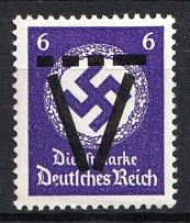 1945 6pf Saulgau (Wurttemberg), Germany Local Post (Mi. XVI, Unofficial Issue, CV $140, MNH)