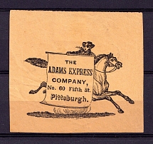 The Adams Express Company, Pittsburg, United States Locals & Carriers (Bogus Stamps)