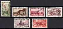 1927-32 Saar, Germany, Official Stamps (Mi. 16 a, 17 -19, 20 a, 21, Full Set, CV $90)