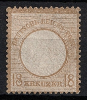 1872 18kr German Empire, Germany (Mi. 11, Signed, CV $230)