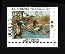 New Hampshire State Duck Stamps, United States Hunting Permit Stamps (Corner Margin, CV $110, MNH)