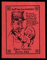 1935 'Help the Saar Germans!', Berlin, German Propaganda, Cinderella