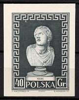 1956 40gr Republic of Poland (Proof, Essay of Fi. 837, Mi. 990, Signed)