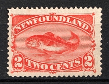 1887 2c Newfoundland, Canada (SG 51, CV $50)