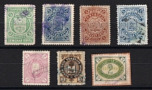 Osa, Pskov, Stavropol, Urzhum, Ust'sysolsk Zemstvo, Russia, Stock of Valuable Stamps (Canceled)