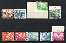1933 Weimar Republic, Wagner, Germany (Mi. 499 A - 507 A, Full Set, CV $3,770, MNH)
