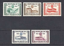 1955 Austria (CV $60, Full Set)