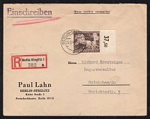 1940 (23 Aug) Third Reich, Germany, Registered Cover from Berlin to Hainichen
