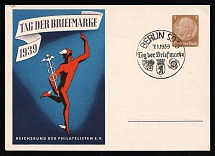 1939 'Stamp Day 1939', Propaganda Postal stationery, Third Reich Nazi Germany