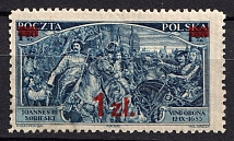 1934 Poland (Mi. 293 I, CV $50)