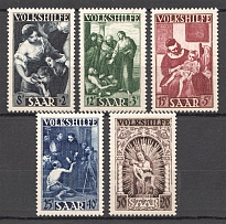 1949 Germany Saar (CV $130, Full Set, MNH)