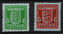 1942 Guernsey, German Occupation, Germany (Mi. 4 - 5, Full Set, CV $80, MNH)