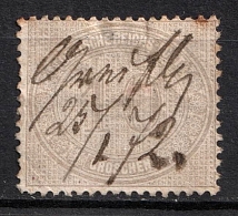 1872 10gr German Empire, Germany (Mi. 12, Canceled, CV $290)