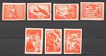 1941 Germany Reich Latvian Legion Latvia (Stamps Project, Red Probes, Proofs)