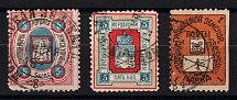 Gryazovets, Morshansk Zemstvo, Russia, Stock of Valuable Stamps (Readable Postmarks)