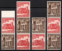 1940 Third Reich, Germany, Se-tenants, Zusammendrucke (Mi. S 266 - S 269, CV $30, MNH)