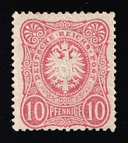 1875-79 10pf German Empire, Germany (Mi. 33 b, CV $170)