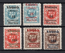 1923 Klaipeda Memel, Germany (Full Set)