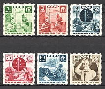1936 USSR Pioneers Help to the Post (Full Set)