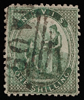 1867 1S Nevis, British Colonies (SG 13, Canceled, CV $60)