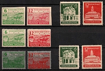 1945-46 Province of Saxony, Soviet Russian Zone of Occupation, Germany (Full Sets)