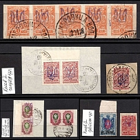 1918 Kiev (Kyiv) Type 2, Ukrainian Tridents, Ukraine (Variety of Overprints)