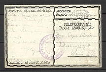 1918 Austria censorship fieldpost card to Vienna