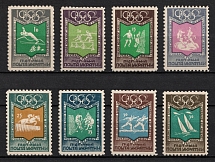 1952 Olympics in Helsinki, Ukraine, Underground Post (Full Set, MNH)
