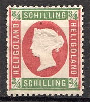 1873 Heligoland Germany 3/4 Sh (CV $35)