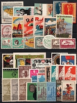 United States, Europe, Stock of Cinderellas, Non-Postal Stamps and Labels, Advertising, Charity, Propaganda (#208B)