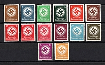 1934 Third Reich, Germany Official Stamps (Full Set, CV $100, MNH/MH)