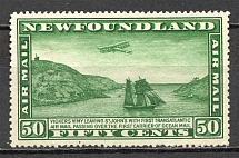 1931 Newfoundland British Сolony Airmail 50 C (CV $30)