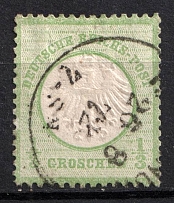 1872 1/3gr German Empire, Germany (Mi.2 a, Canceled, CV $70)