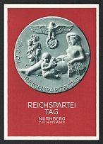 1939 'Reich Party Congress Nuremberg 1939', Propaganda Postcard, Third Reich Nazi Germany