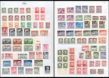 1950-51 Republic of Poland, Collection of 'Groszy' Overprints, Type 8