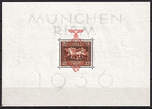 1937 Third Reich, Germany, Souvenir Sheet (Mi. Bl. 10, CV $230, MNH)