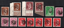 1945 Lobau, Local Post, Germany (MI. 4-18, Signed, Canceled, CV $800)