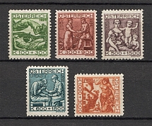 1924 Austria (CV $90, Full Set)
