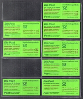 1982 Collection of West Berlin Booklets, Germany (Mi. 13 b, 13 c, Varieties, High CV)