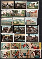Germany, Architecture, Stock of Rare Cinderellas, Non-postal Stamps, Labels, Advertising, Charity, Propaganda (#61)