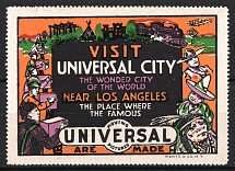 Moving Universal Pictures, Los Angeles, United States, Stock of Cinderellas, Non-Postal Stamps, Labels, Advertising, Charity, Propaganda (MNH)